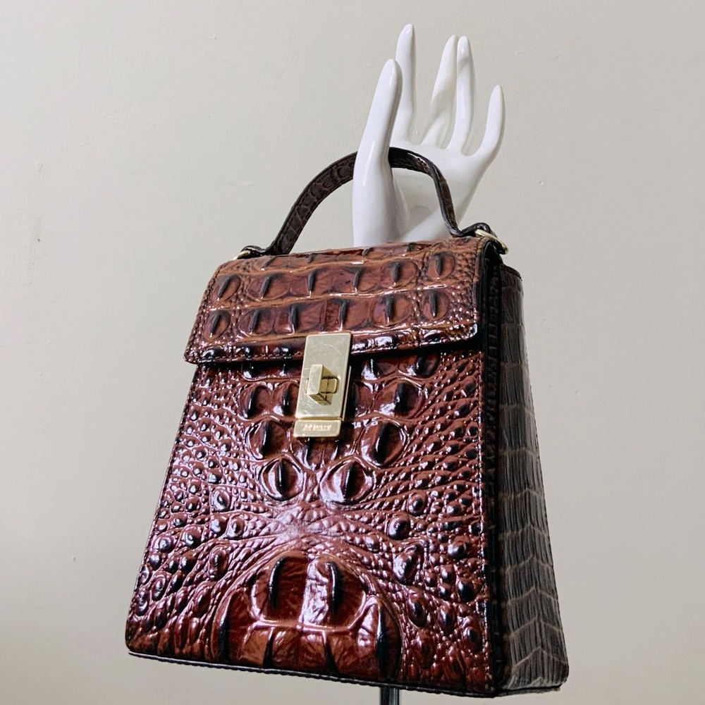 Brahmin Midge Satchel Crossbody Bag NWOT